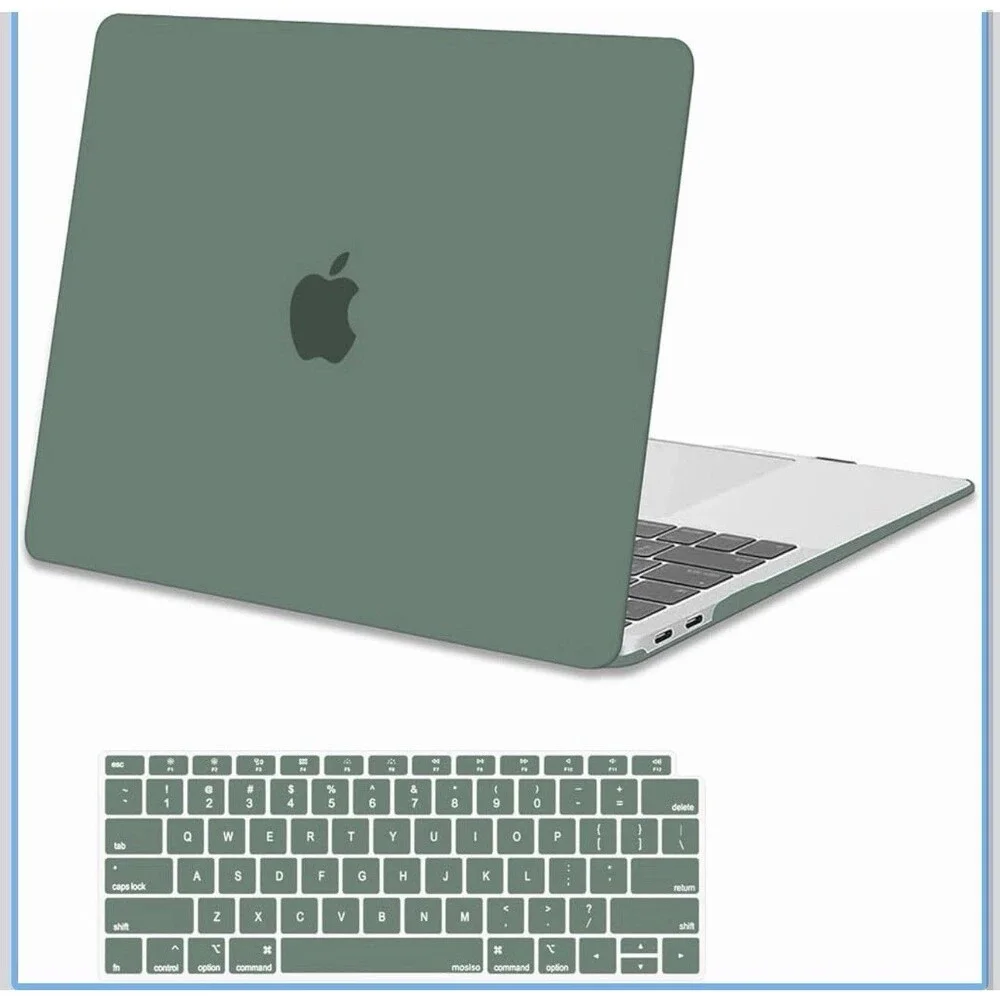 MacBook Air 13 Inch Hard Case And Keyboard Cover Green - Box Not Included